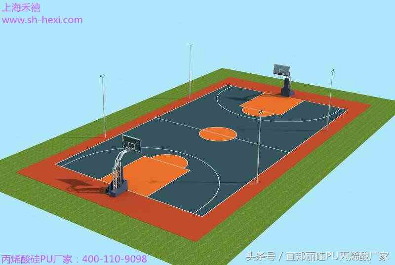 标准篮球场尺寸 标准篮球场尺寸、面积和划线标准 2