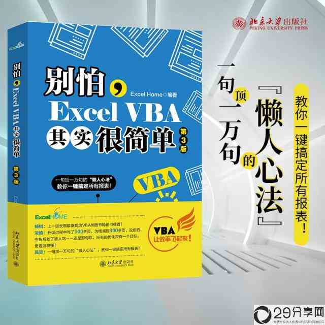excel vba是做什么的(excel vba编程入门教程)