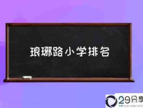 琅琊路小学排名(滁州市的哪所小学最好？)