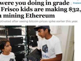 加密货币挖矿什么意思（​14岁中学生挖矿，月入20万元）