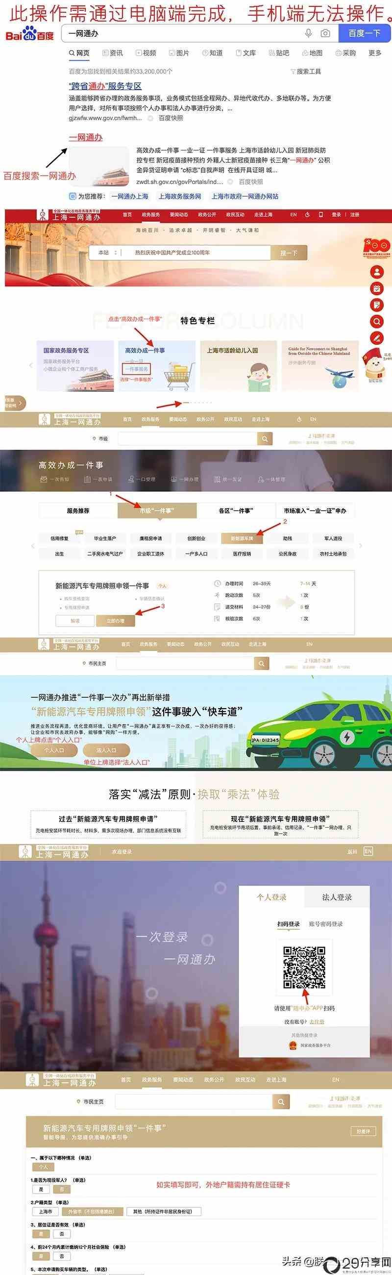 上海电动汽车牌照怎么办理（上海申请新能源车牌流程）